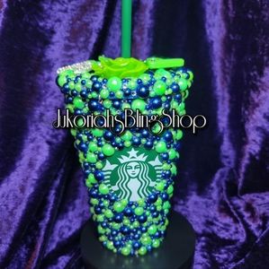 Bling starbucks tumbler cup 16oz Sweet Treats Glam Cup